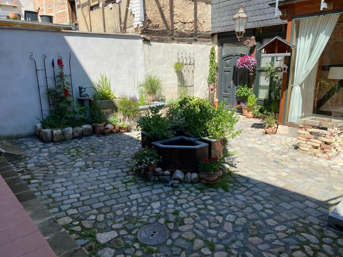 Ferienwohnung Unterm Schreckensturm Quedlinburg Exterior foto