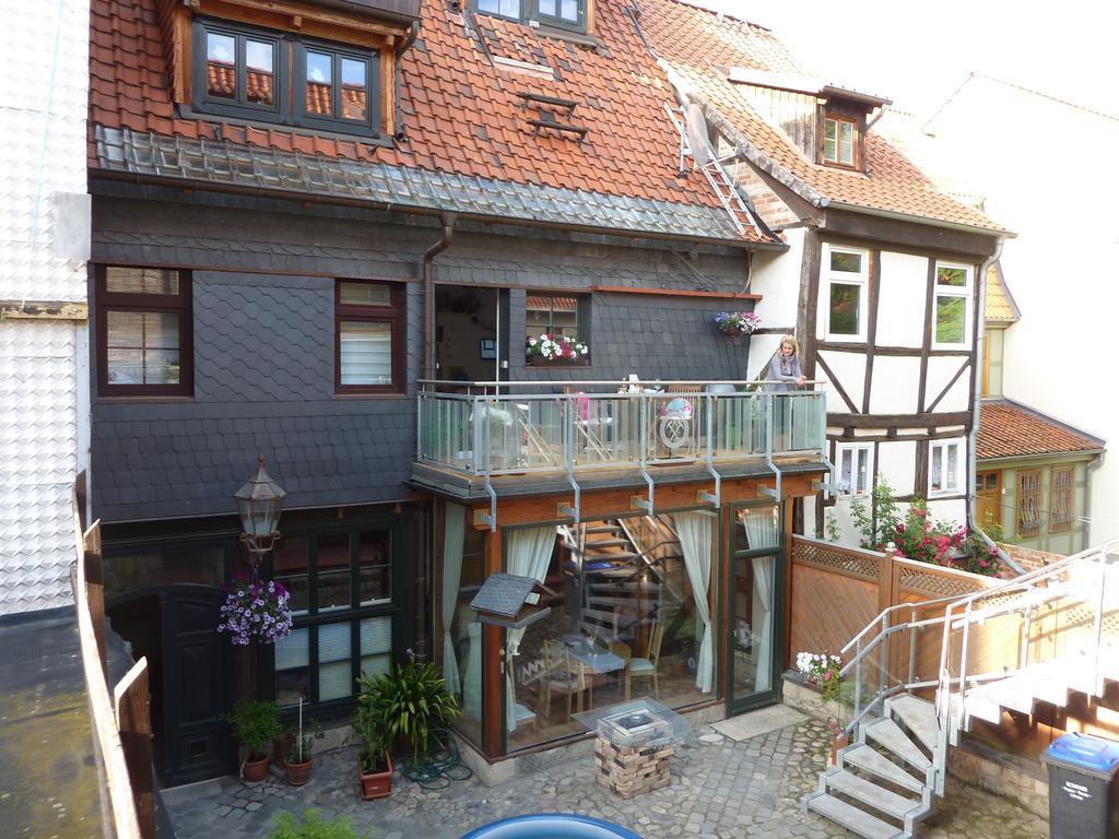 Ferienwohnung Unterm Schreckensturm Quedlinburg Exterior foto